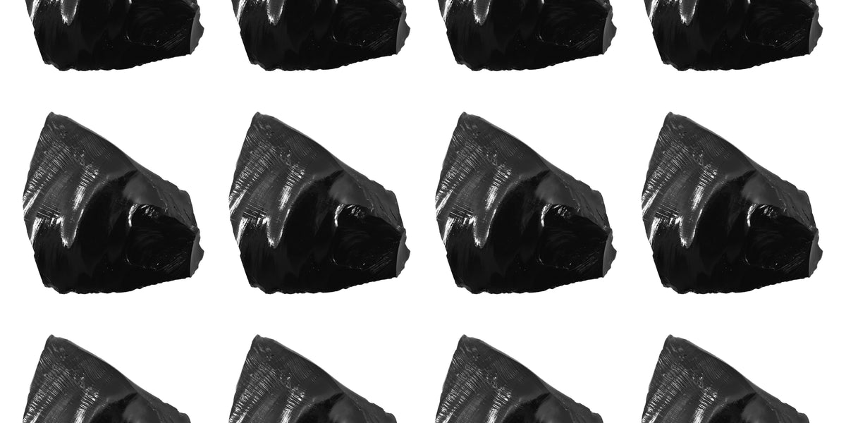 12PK Raw Obsidian Specimen, 1