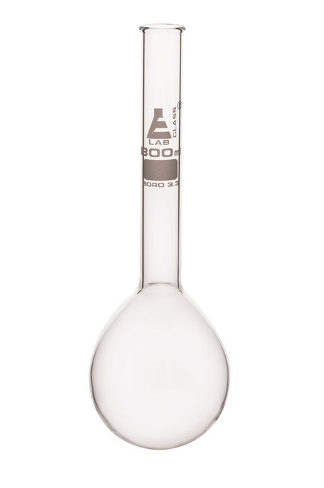 Kjeldahl Flask, 800mL - Long Neck, Round Bottom - Borosilicate Glass