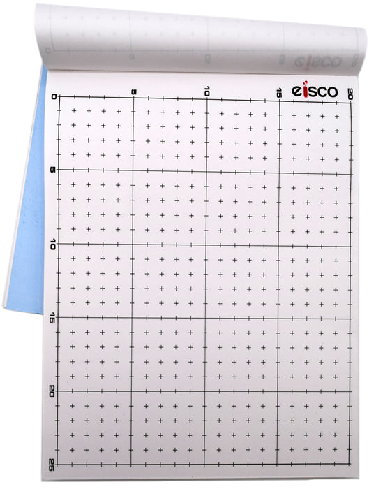 White Non-Conductive Paper (Pack of 100), Dry Field Mapping Kit Replacement Paper - Eisco Labs