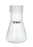 Conical Flask with Screw Cap, 100mL - Translucent Polypropylene - Chemical Resistant & Autoclavable - Eisco Labs