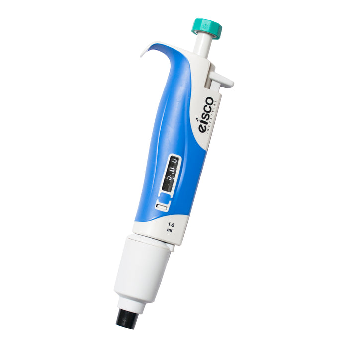 Variable Volume Micropipette - 1000-5000uL Volume Range - 50uL Increments - Autoclavable