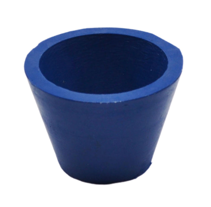 Filter Adapter Tapered Cone, Size 2 - Designed for use with Buchner Funnels - 28mm Top, 22.5mm Bottom, 20mm Height, 2.5mm Thickness - Neoprene Rubber - Eisco Labs