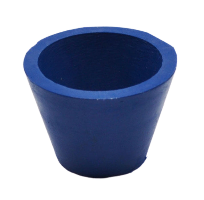 Filter Adapter Tapered Cone, Size 2 - Designed for use with Buchner Funnels - 28mm Top, 22.5mm Bottom, 20mm Height, 2.5mm Thickness - Neoprene Rubber - Eisco Labs