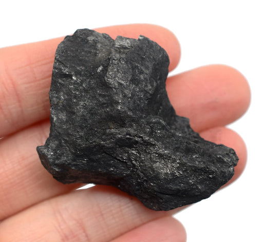 Raw Graphite, Pure Carbon Specimen - Approx. 1" - Geologist Selected & Hand Processed - Great for Science Classrooms - Eisco Labs