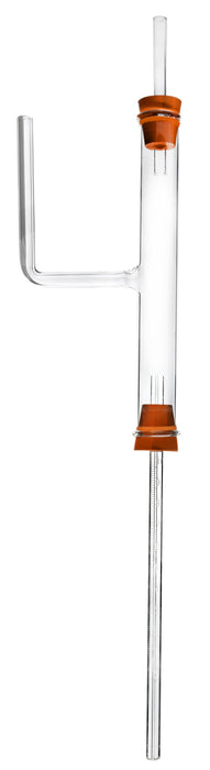 Potometer, 'H' Type - 14" - Glass Reservoir Tube and Capillary Tube with White Graduations - Eisco Labs