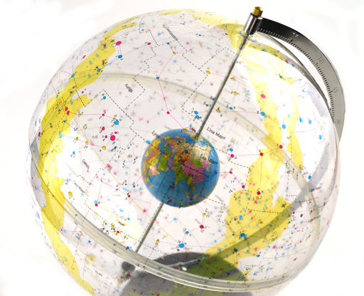 17.5" Tall Eisco Labs Celestial Star Globe - 12" Globe Diameter