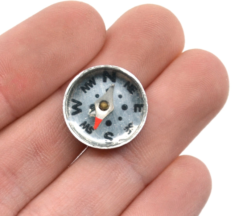 Basic Plotting Compass, Pack of 10, 0.6" Diameter (16mm) - Eisco Labs