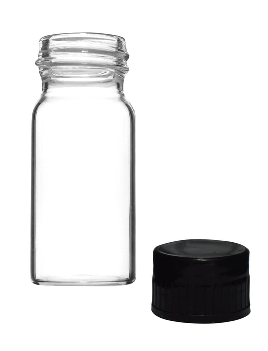 Culture Tube with Screw Cap, 5mL - 16x55mm - Flat Bottom - Borosilicate Glass