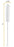 Bristle Cleaning Brush, 9" - Fan Shaped End - 0.75" Diameter