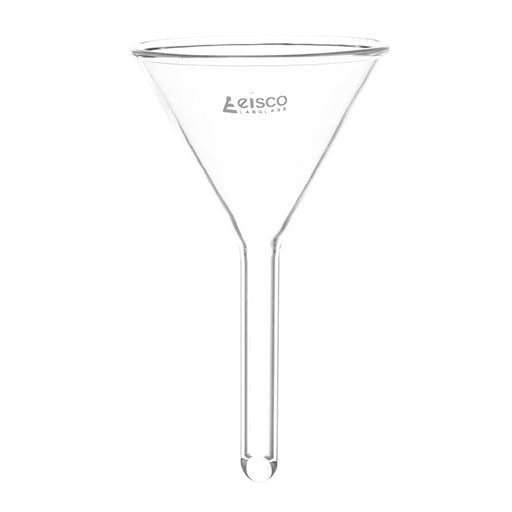Filter Funnel, 65mm - 60º Angle - Plain Stem, 8mm - Borosilicate Glass - Eisco Labs