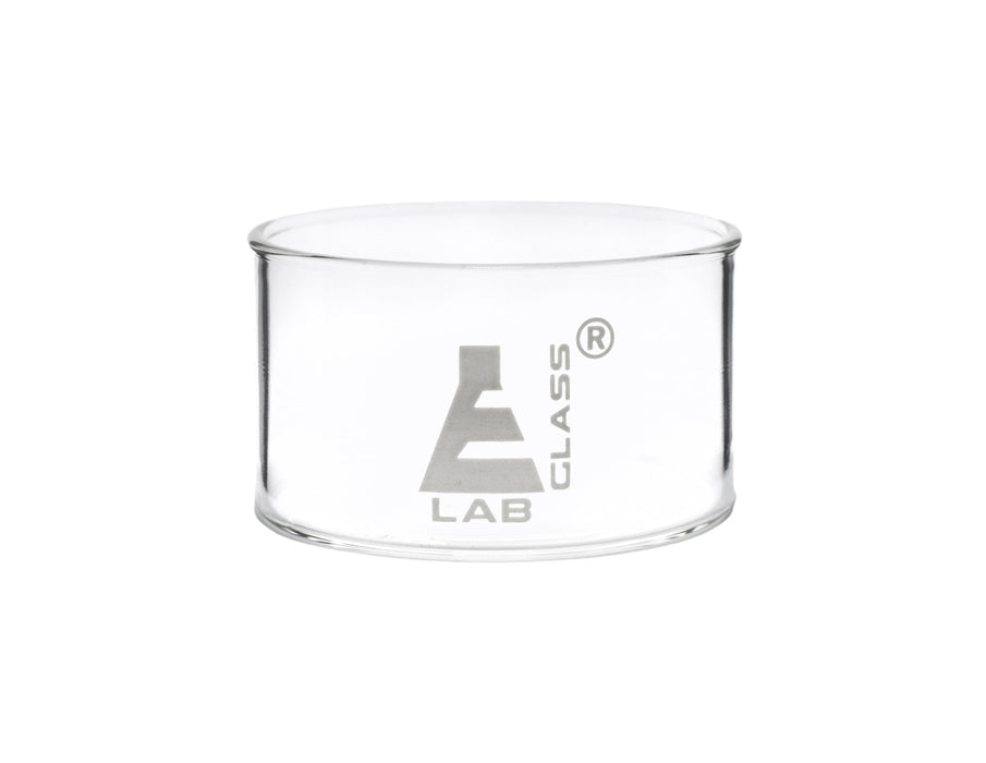 Crystallizing Dish, 100ml - Flat Bottom - Borosilicate Glass - Eisco Labs