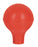 Rubber Bulb, 100ml - Pear Shaped - Heavy Weight Rubber - For use with Pipettes Measuring 0.25" - 0.30" - Eisco Labs
