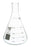Erlenmeyer Flask, 3000ml - Borosilicate Glass - Narrow Neck, Conical Shape - White Graduations - Eisco Labs