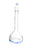 Volumetric Flask, 250ml - Class A, ASTM - Tolerance ±0.120 ml - Glass Stopper -  Single, Blue Graduation - Eisco Labs