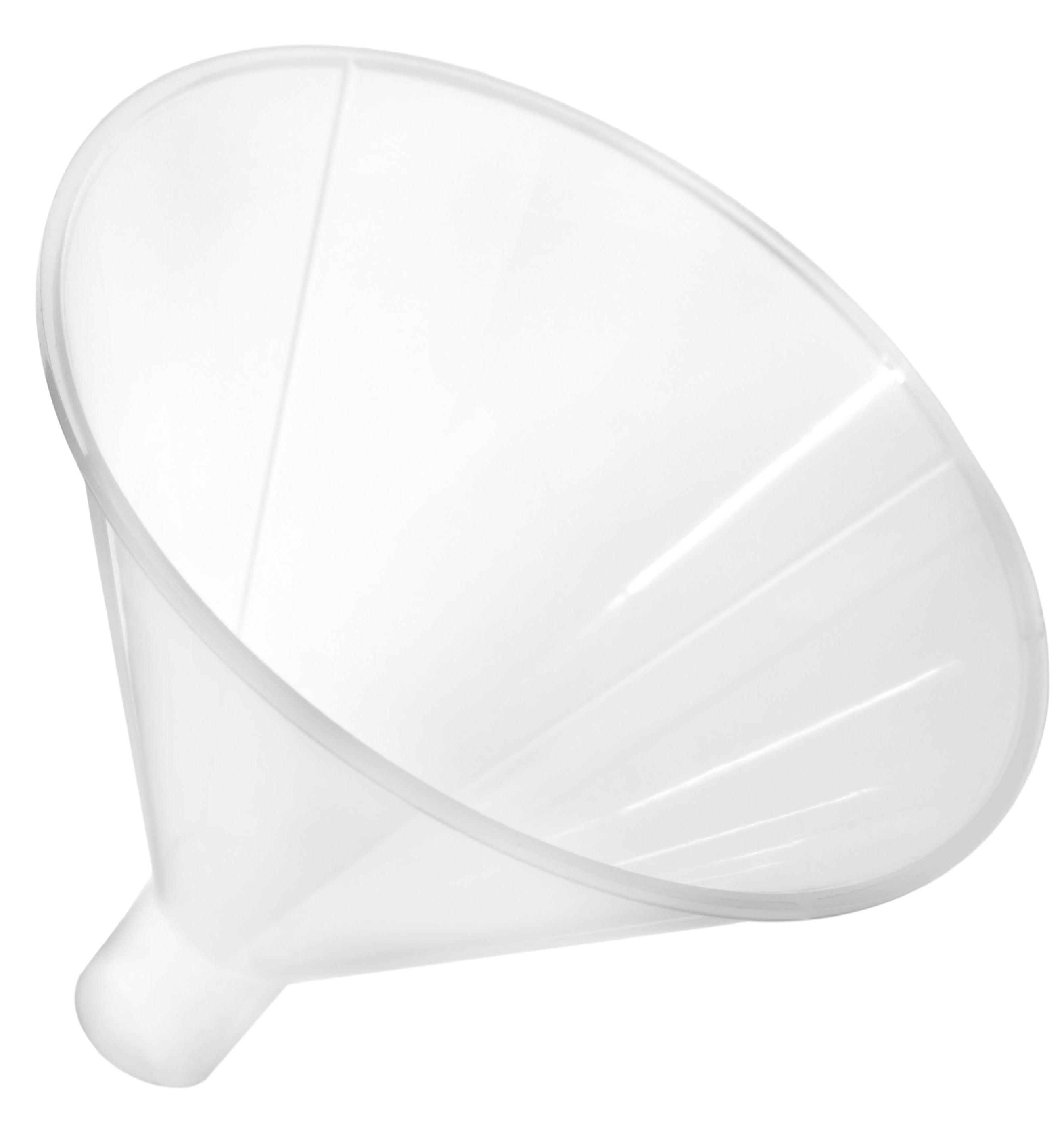 Powder Funnel, 6" (150mm) Diameter Polypropylene Plastic Parallel