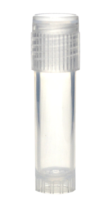 Plastic Storage Vials, 2mL, 500/PK - Polypropylene - Screw Cap