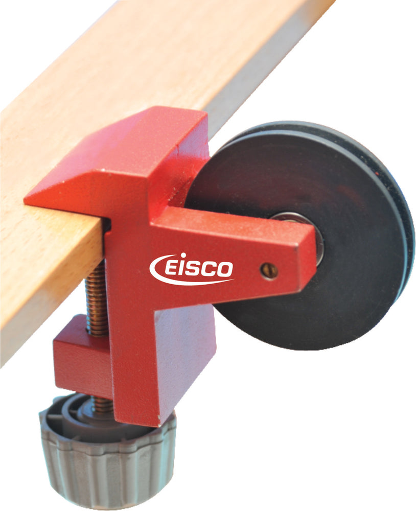 Eisco Labs Pulley on Clamp - Metal 25mm Mouth