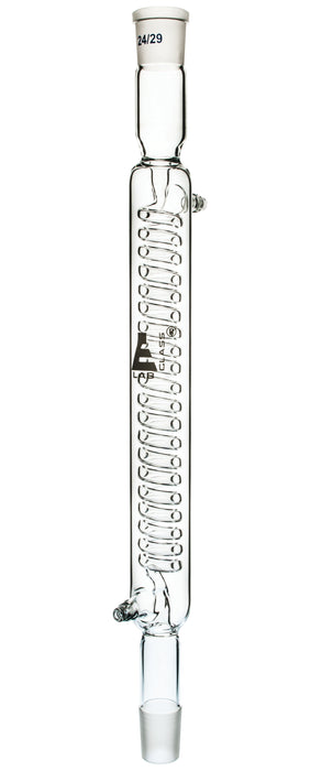 Graham Condenser, Socket and Cone Size 24/29, 15.75" (400mm) Length, Borosilicate Glass - Eisco Labs