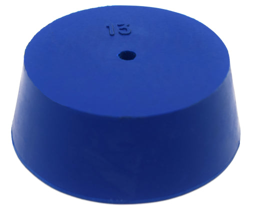 10PK Neoprene Stoppers, 1 Hole - ASTM - Size: #13 - 58mm Bottom, 68mm Top, 25mm Length