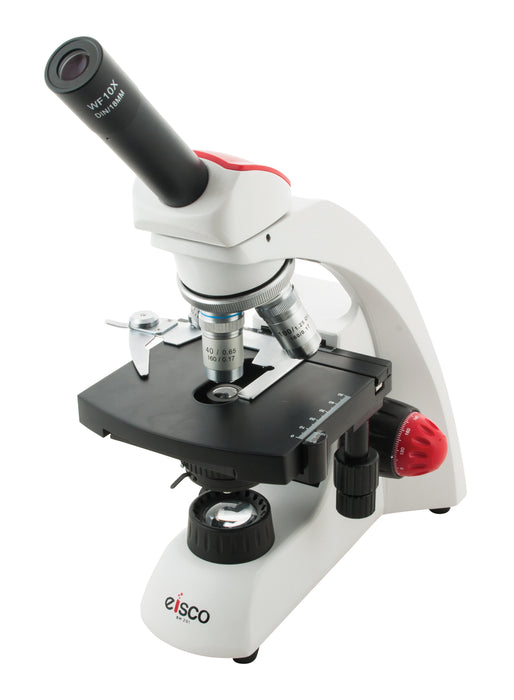 Premium Binocular Stereo Microscope, Dual Magnification, Dual Illumination - Eisco Labs