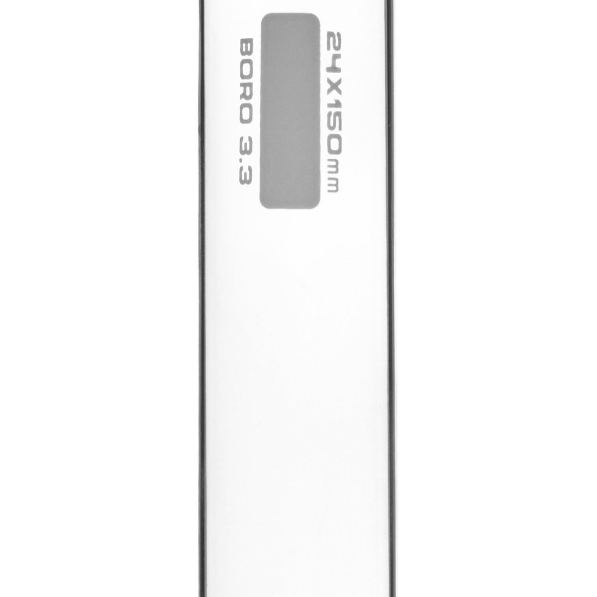100PK Test Tubes, 50mL, 24x150mm - Rimmed - Marking Spot - Light Wall ...