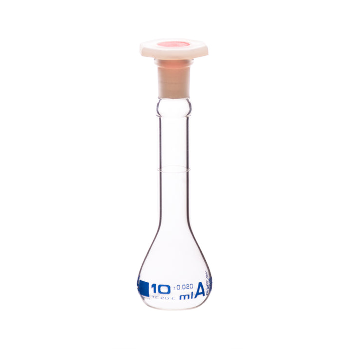 Volumetric Flask, 10ml - Class A, ASTM - Polypropylene Stopper