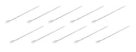 Spatola acciaio inox, paletta angoli arrotond. leggerm.pieg.9x45mm, l Spatola acciaio inox, paletta angoli arrotond. leggerm.pieg.9x45mm, l