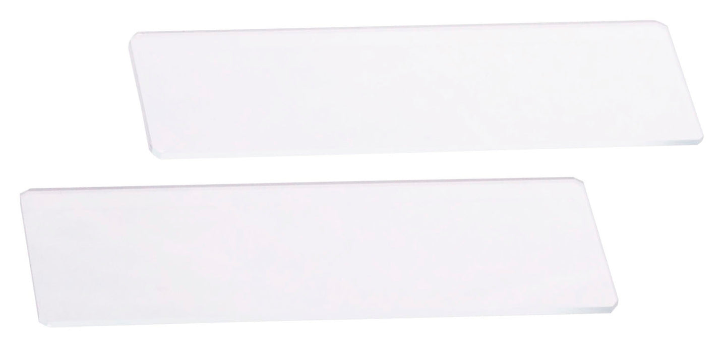 Premium Microscope Slides, 50/PK - Blank - Pre-Cleaned Pure White Glass - Ground Polished Edges - 1x3"