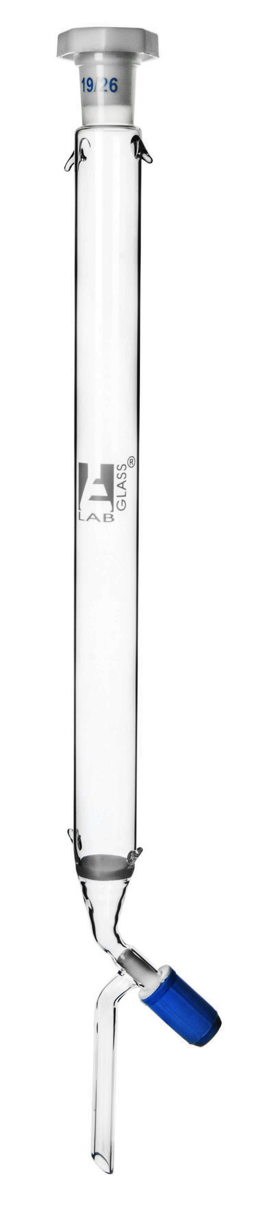 Chromatography Column, 12 Inch - 19/26 Joint Size - Borosilicate 3.3 Glass - With Rotaflow Stopcock & Sintered Disc - Eisco Labs