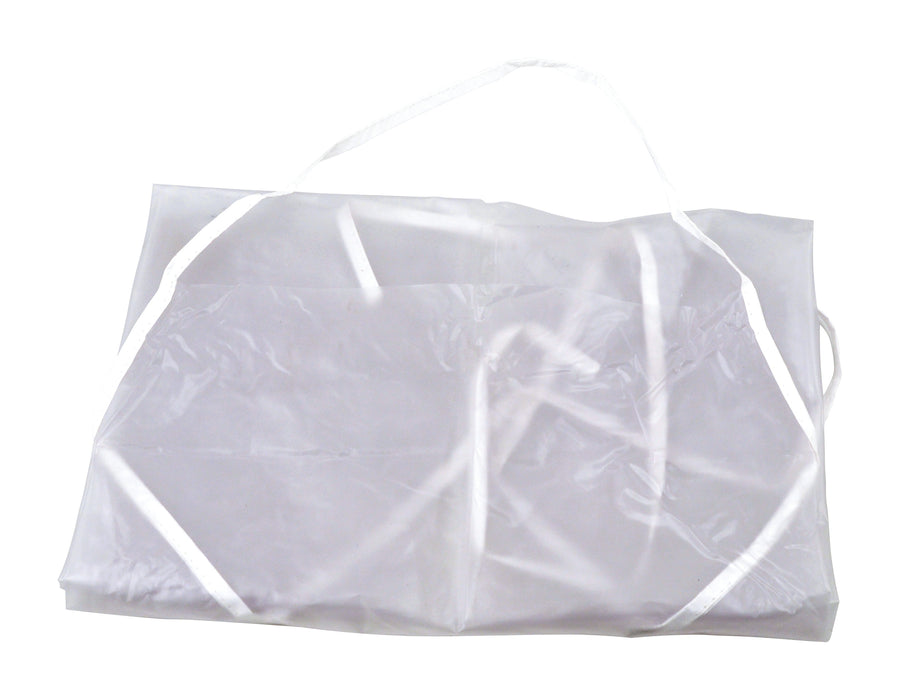 Clear Vinyl Apron, Large - 35"W x 42"L