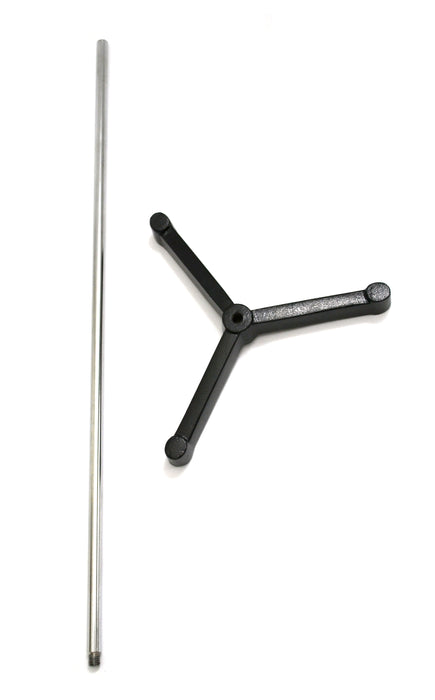 Triangular Tripod Retort Base & Rod Set - 9