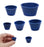 7 Piece Filter Adapter Tapered Cones Set - Designed For Use With Buchner Funnels - Multiple Sizes - Neoprene Rubber - Eisco Labs