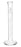 Graduated Cylinder, 10ml - Class A - White Graduations, Round Base