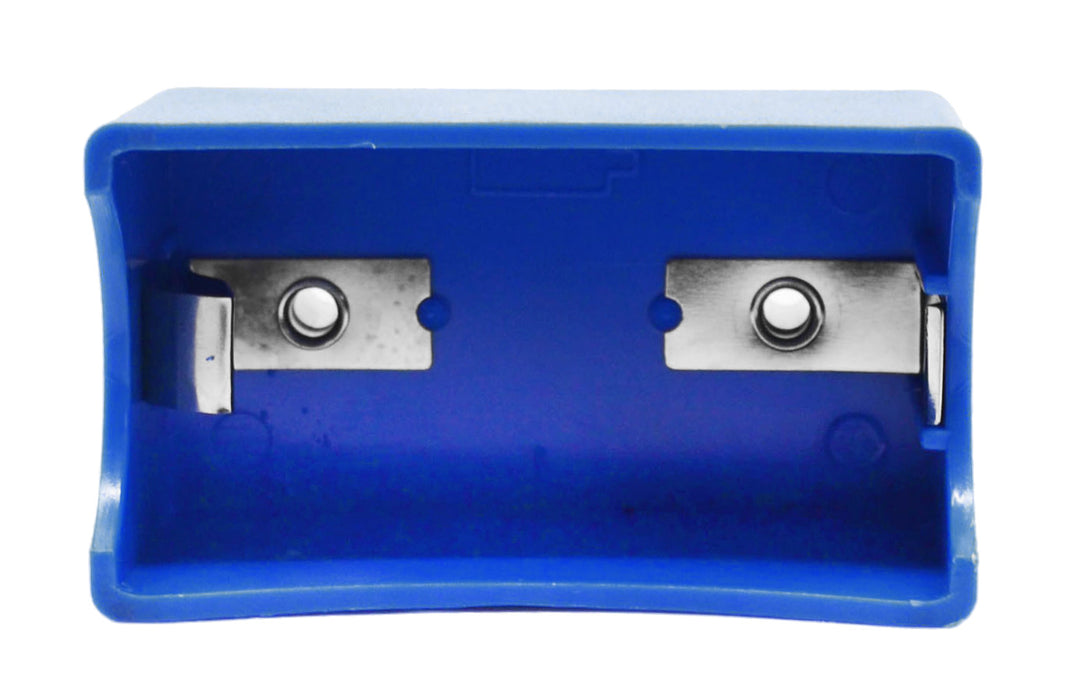 Battery Cell Holder, 2 Inch - For Use with Elementary Basic Electricity Kit (Eisco BKEPH2014) - With Two 4mm Sockets - Plastic - Mounted - Eisco Labs