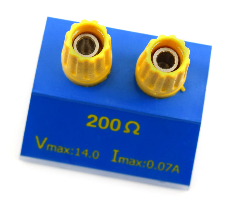 Resistance Coil Unit - 200 Ohms, Max 14.0V - For Physics and Electricity Experiments - Eisco Labs