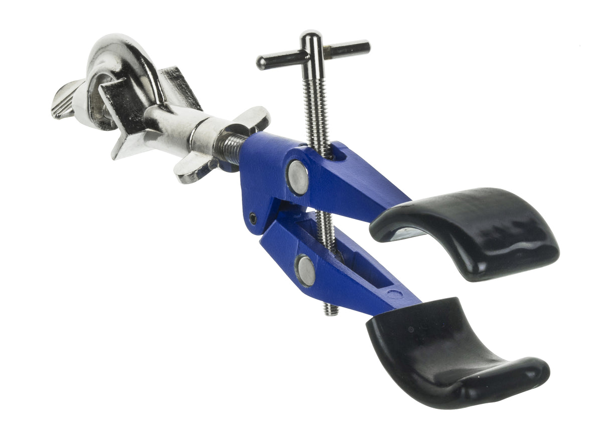 2 Prong Double Adjustable Universal Clamp, Integral Boss Head