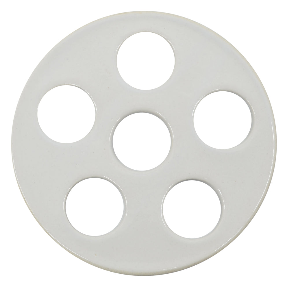 Desiccator Plate with Holes, Porcelain, 15cm (5.5") Diameter - Eisco Labs