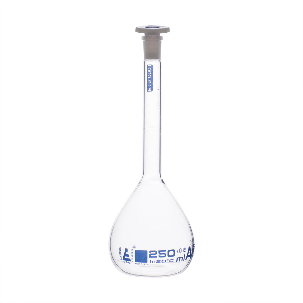 Volumetric Flask, 250ml - Class A, ASTM, ±0.12ml Tolerance