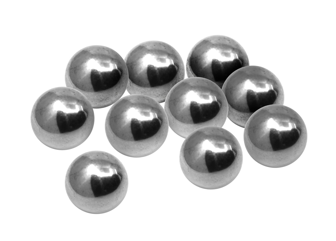 10PK Ball Bearings, 16mm Each - Steel