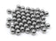 50PK Ball Bearings, 6mm Each - Steel