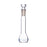 Volumetric Flask, 10ml - Class B - Hexagonal, Hollow Glass Stopper - Single, Blue Graduation - Eisco Labs