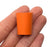 10PK Rubber Stoppers - Solid - 18mm Bottom, 21mm Top, 26mm Length