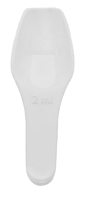 Scoop, 2ml (0.06oz) - Polypropylene - Flat Bottom, Excellent for Measuring & Weighing