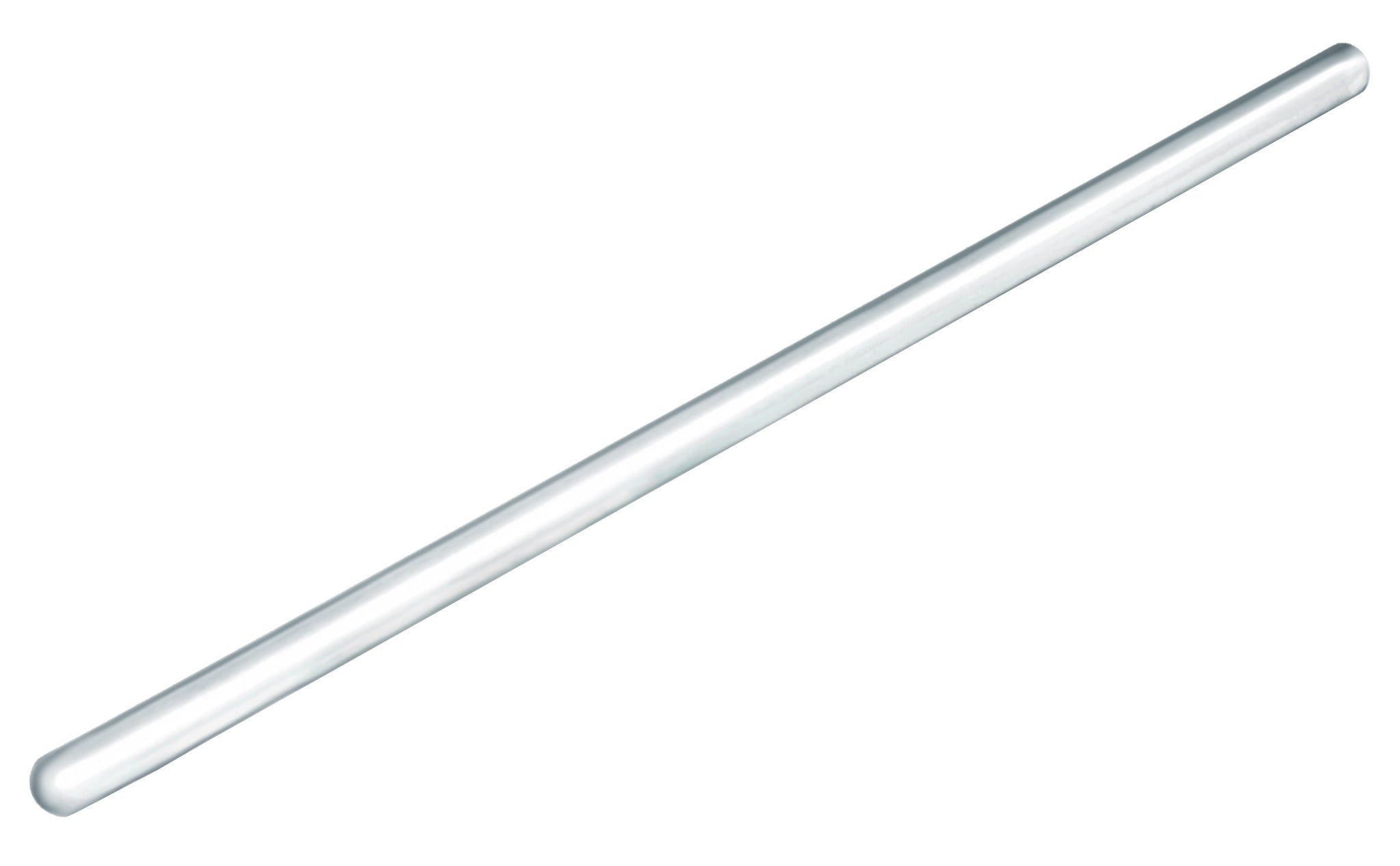 Eisco 10-Pack Glass Stirring Rods, 11.8" (300mm) - Spade & Button Ends, 6mm Diameter, For Science Labs
