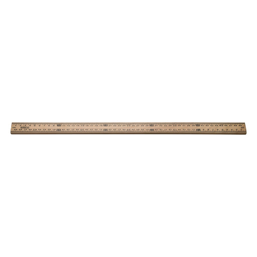 Meter Stick - Double-Sided Hardwood Metric Meter Stick with Horizontal  Reading and Protective Metal Ends - Eisco Labs PH0064E 