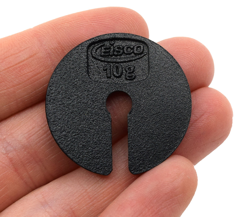 Slotted Weight, 10g - Zinc Casted - Spare or Extra Parts for Slotted Masses Sets - Eisco Labs