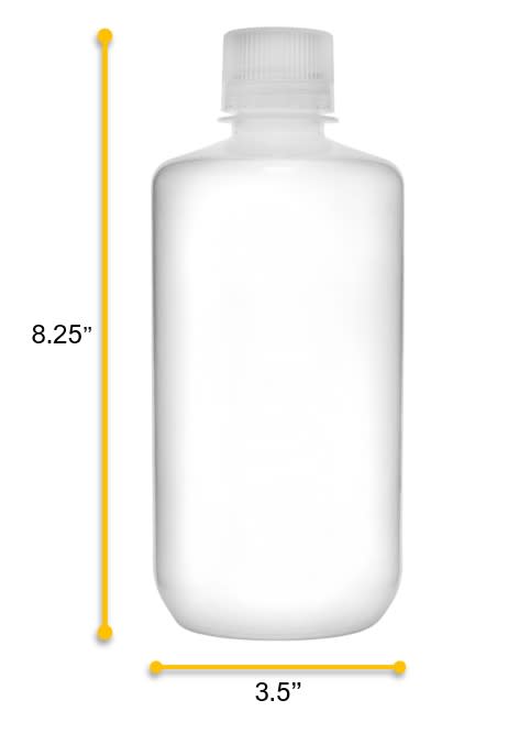 Reagent Bottle, 1000ml - Narrow Mouth, Screw Cap - Polypropylene
