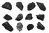 12PK Raw Graphite, Pure Carbon Specimens - Approx. 1" - Geologist Selected & Hand Processed - Great for Science Classrooms - Class Pack - Eisco Labs