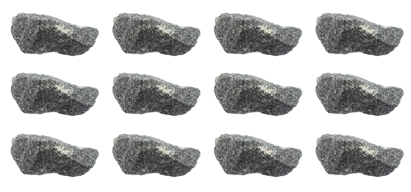 12PK Raw Peridotite, Igneous Rock Specimens - Approx. 1" - Geologist Selected & Hand Processed - Great for Science Classrooms - Class Pack - Eisco Labs