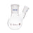 Distilling Flask, 50ml - 29/32 Oblique Neck with 14/23 Joint - Borosilicate Glass - Round Bottom - Eisco Labs